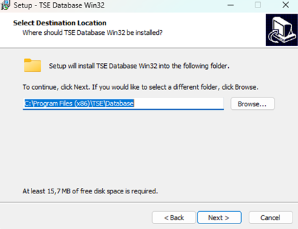 Figure: Locate the Installer